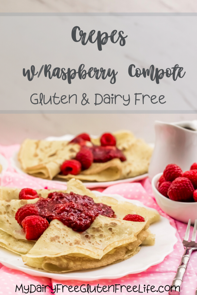 Crepes with Raspberry Compote