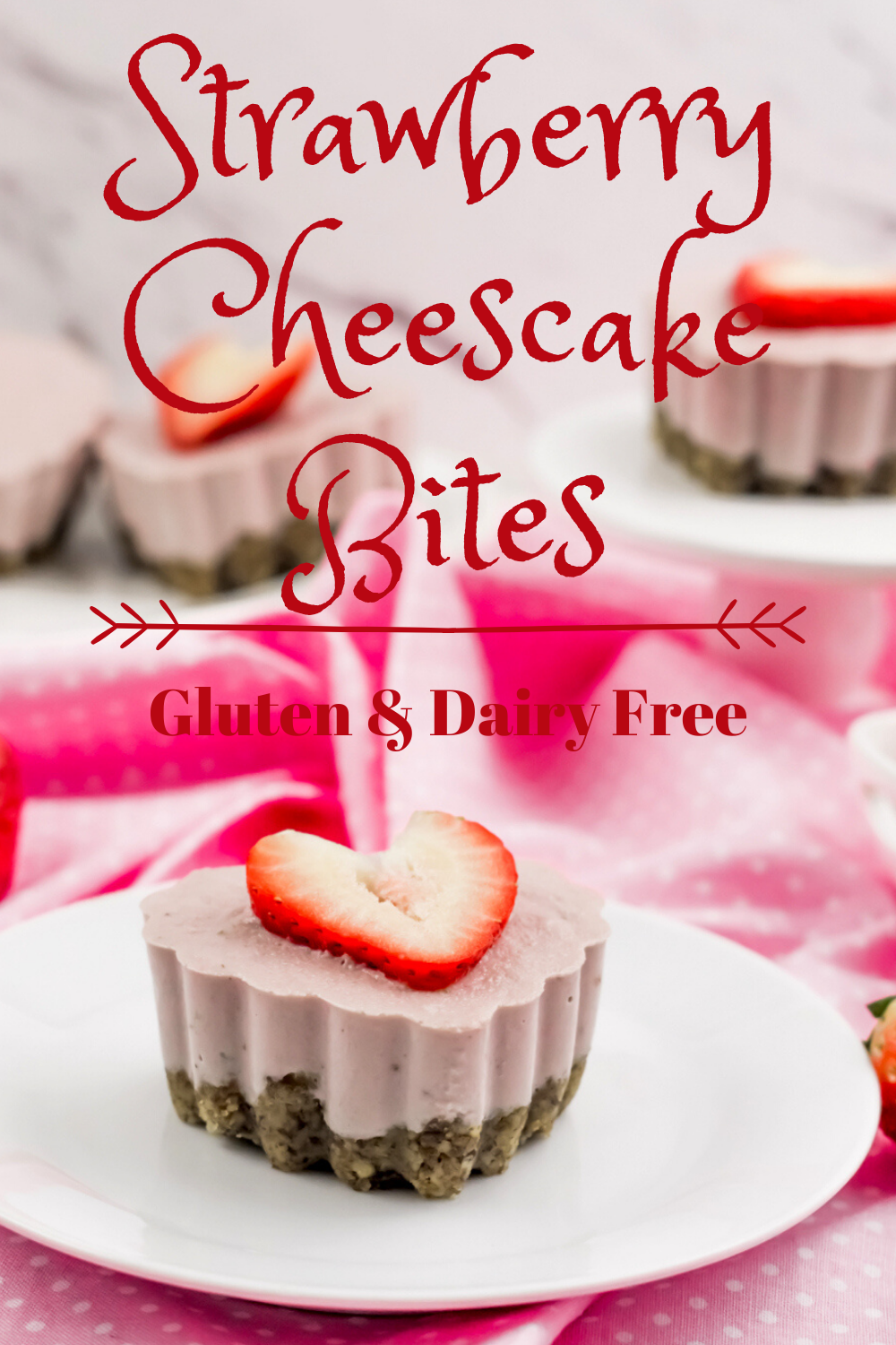 Strawberry Cheesecake Bites