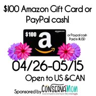 $100 Amazon or PayPal cash giveaway