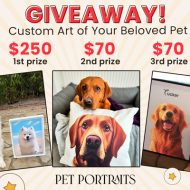 Custom Pet Portraits Giveaway