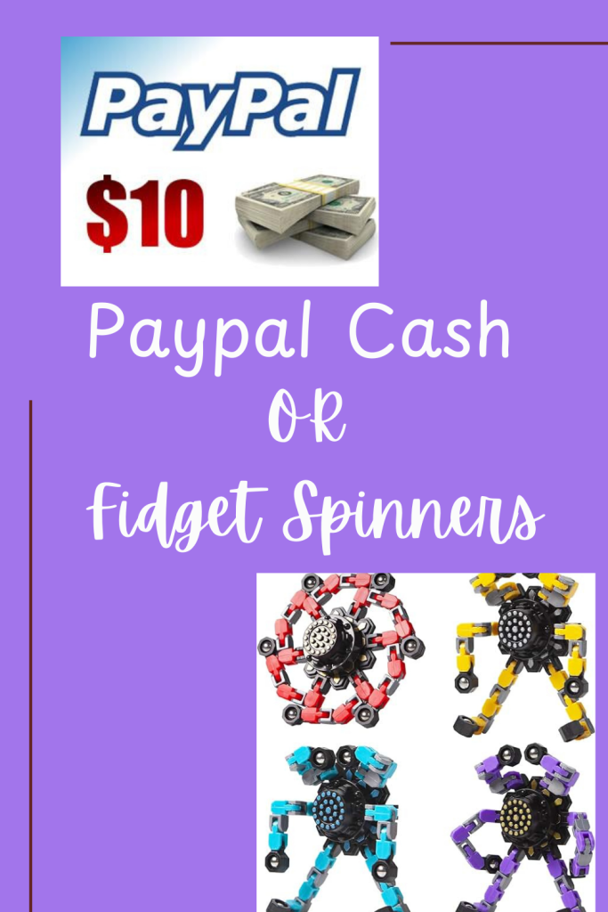 $10 Paypal Cash or Fidget Spinners WISH BIG Giveaway Hop