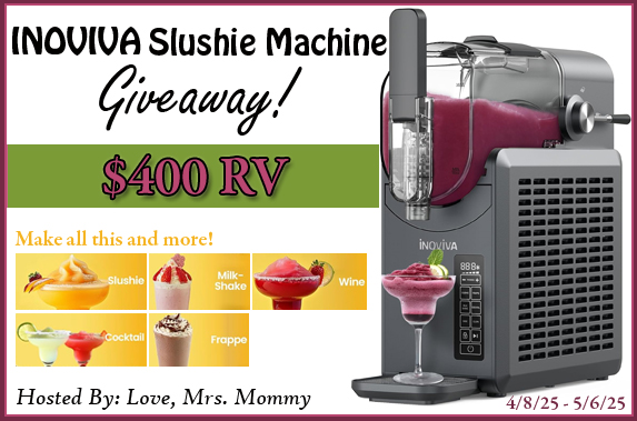 INOVIVA Slushie Machine Giveaway Prize